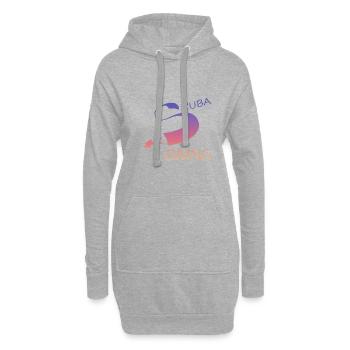 Scuba Diving - Hoodie-Kleid - Grau meliert - Vorne