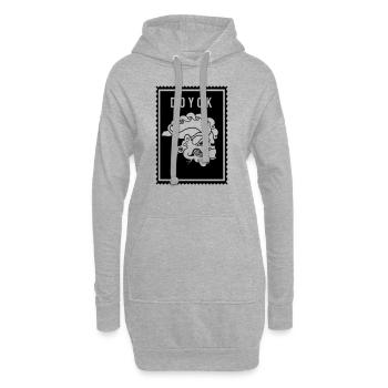 Doyok - Wayang - Hoodie-Kleid - Grau meliert - Vorne