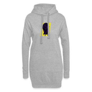 Astronomie Physik Astronomie - Hoodie-Kleid - Grau meliert - Vorne