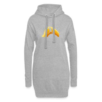 Dodgeballteam Dodgeball Dodgeballspieler - Hoodie-Kleid - Grau meliert - Vorne