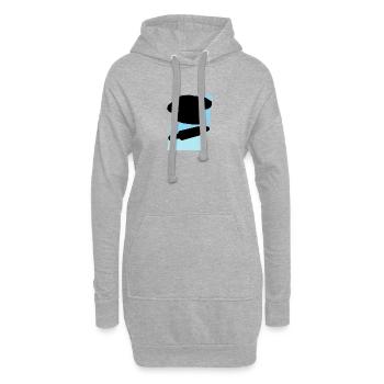 Cuisson du gâteau aux muffins - Sweat-shirt à capuche long Femme - gris chiné - Devant