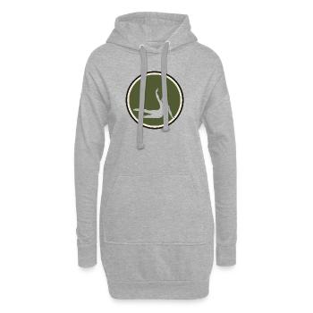 Gymnastique Gymnastique Entraînement Handstand - Sweat-shirt à capuche long Femme - gris chiné - Devant