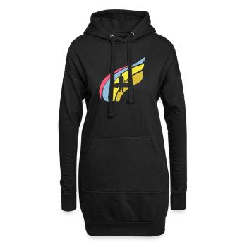 Autoverkaeufer Tuner - Hoodie-Kleid - Schwarz - Vorne
