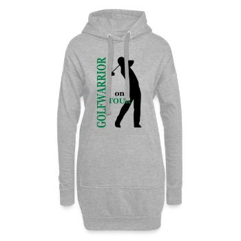 golf - Sweat-shirt à capuche long Femme - gris chiné - Devant