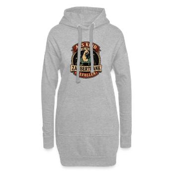 Als Kind in den Zaubertrank gefallen - Hoodie-Kleid - Grau meliert - Vorne