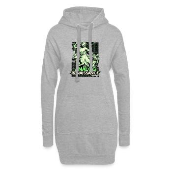 Analog Renaissance - Hoodie-Kleid - Grau meliert - Vorne