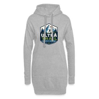 Ultra Trail Running - Sweat-shirt à capuche long Femme - gris chiné - Devant