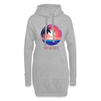 Teneriffa - Hoodie-Kleid - Grau meliert - Vorne
