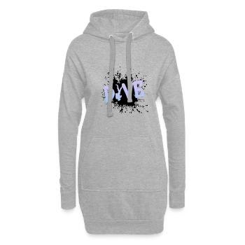 dive - Hoodie-Kleid - Grau meliert - Vorne
