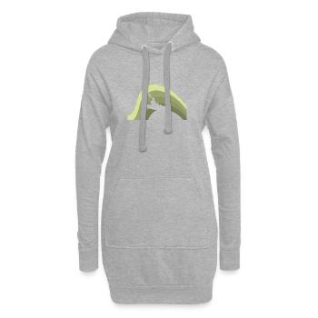 Kayaking Rafting Kayak - Sweat-shirt à capuche long Femme - gris chiné - Devant