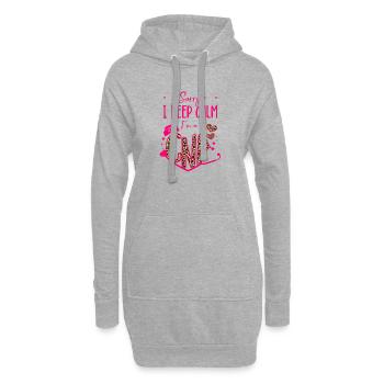 CNA Nursing Quotes Funny Nurse Lovers Cute CNA - Hoodie-Kleid - Grau meliert - Vorne