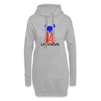 Calvados - Hoodie-Kleid - Grau meliert - Vorne