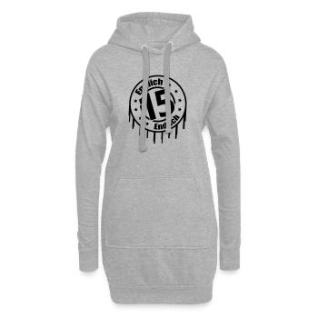 Endlich 15 - Hoodie-Kleid - Grau meliert - Vorne