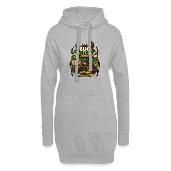 Bug Feeder Insect Friend Terrarium Bug Hunter - Hoodie Dress - heather grey - Front