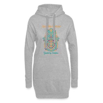 Spirituality Spiritually Protected Zen Intuition - Hoodie Dress - heather grey - Front