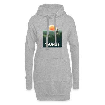 Taunus Vintage | Nature Travel Poster - Hoodie-Kleid - Grau meliert - Vorne