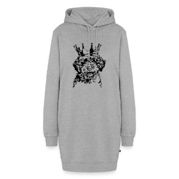 Lagotto Romagnolo Krone Hunde Hund Wilsigns - Hoodie-Kleid - Grau meliert - Vorne