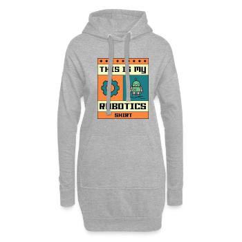 Robotics Engineer Mechanics Electro Student - Hoodie Dress - heather grey - Front