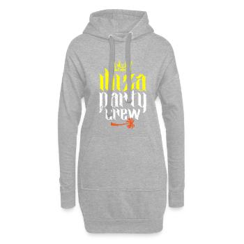 ibiza party crew sommer - Hoodie-Kleid - Grau meliert - Vorne