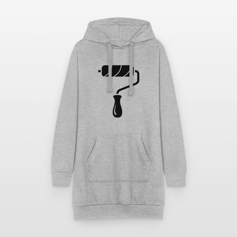 Painter Roll Painter Master Painter Symbol icon Roll Hoodie Dress