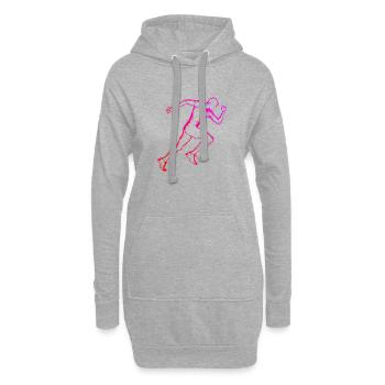 Jogging Running Fitness Course Jogging Homme - Sweat-shirt à capuche long Femme - gris chiné - Devant