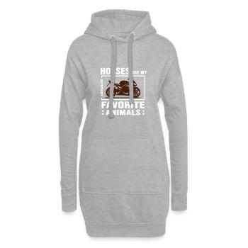 Moto motard Ghostrider One Down Five Up - Sweat-shirt à capuche long Femme - gris chiné - Devant