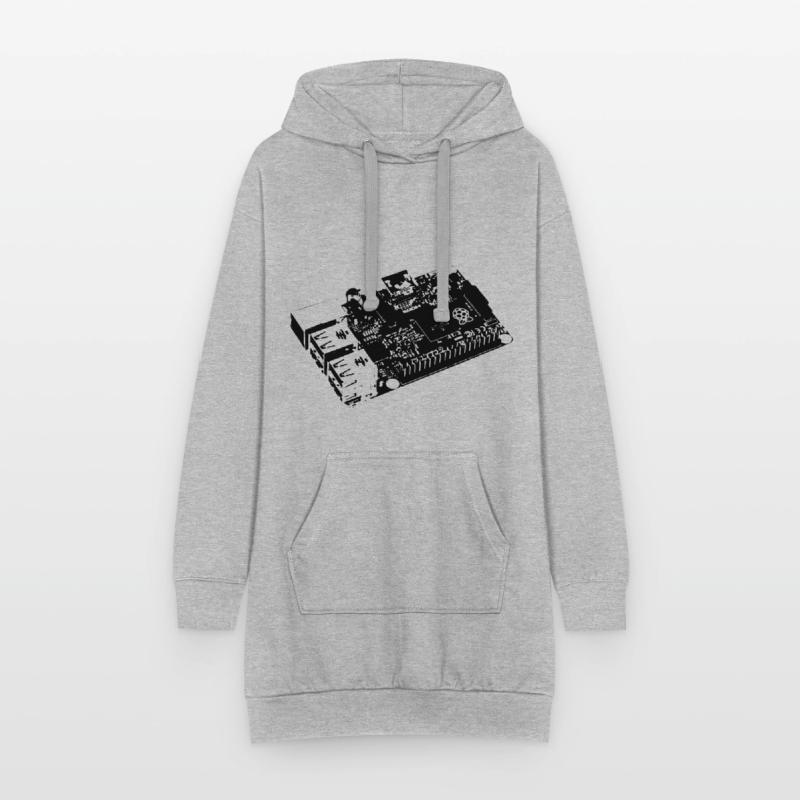 DIY - Raspberry Pi - Linux Sweat-shirt à capuche long Femme