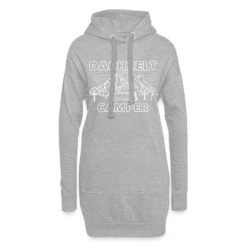 Dachzelt Camper | Autodachzelt Zubehör Geschenk - Hoodie-Kleid - Grau meliert - Vorne