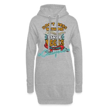 Chiropraticien Physiothérapeute Profession I Cadeau - Sweat-shirt à capuche long Femme - gris chiné - Devant