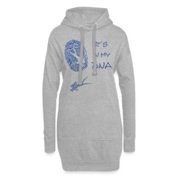 Dive - Tauchen Taucher Geschenk - Hoodie-Kleid - Grau meliert - Vorne