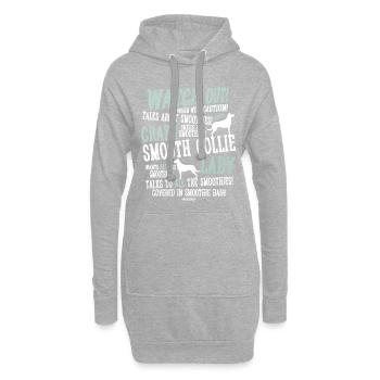 Watch Out! Smoothie W - Hoodie Dress - heather grey - Front