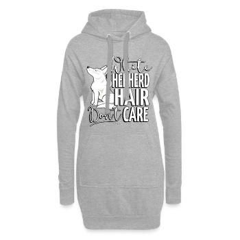 whiteshephair - Hoodie-Kleid - Grau meliert - Vorne