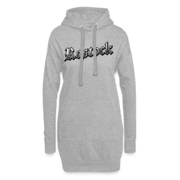 Rostock Ostdeutschland Vintage Look - Hoodie-Kleid - Grau meliert - Vorne