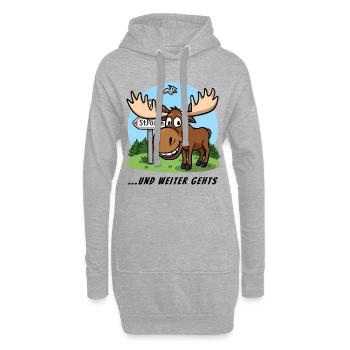 Emil ...und weiter geht's - Hoodie-Kleid - Grau meliert - Vorne