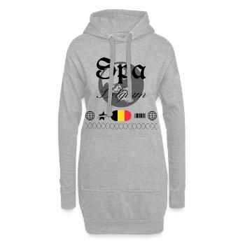 Spa Belgique Streetwear Souvenir de voyage Vintage - Sweat-shirt à capuche long Femme - gris chiné - Devant