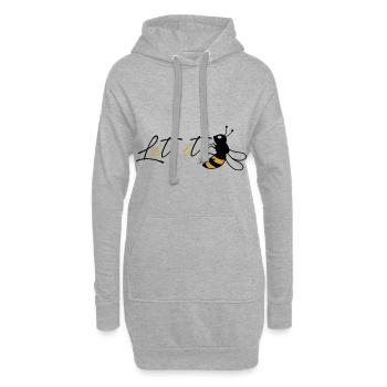 Que ce soit un cadeau d'abeille - Sweat-shirt à capuche long Femme - gris chiné - Devant