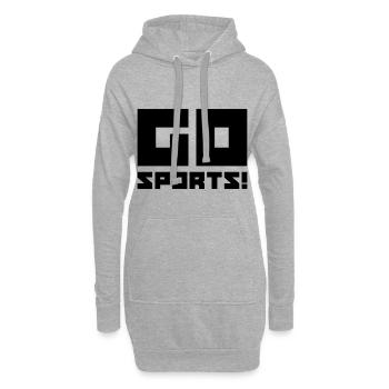 Go Sports Geschenk - Hoodie-Kleid - Grau meliert - Vorne