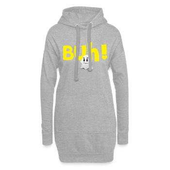 Buh Gespenst - Hoodie-Kleid - Grau meliert - Vorne