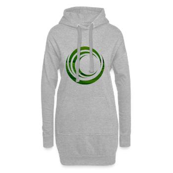 Natur - Hoodie-Kleid - Grau meliert - Vorne