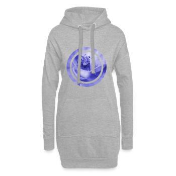 Design - Hoodie Dress - heather grey - Front