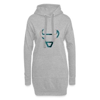 Bulle - Hoodie-Kleid - Grau meliert - Vorne