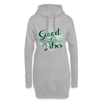 Surfen - Hoodie-Kleid - Grau meliert - Vorne