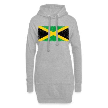 Jamaïque - Sweat-shirt à capuche long Femme - gris chiné - Devant