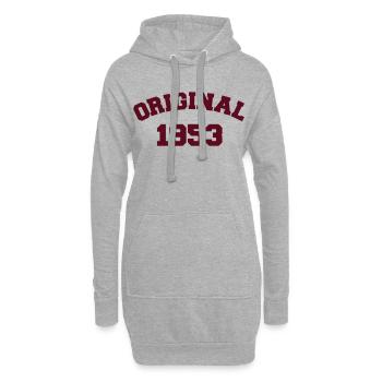 Original 1953 - Hoodie-Kleid - Grau meliert - Vorne