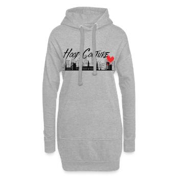 Hood Couture <3 - Hoodie-Kleid - Grau meliert - Vorne