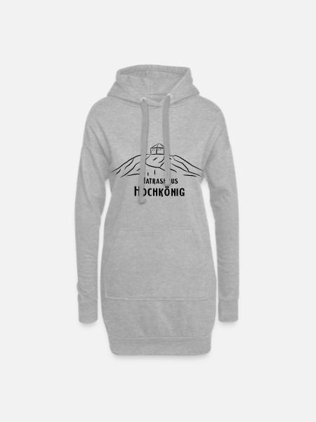 Hochkönig Matrashaus - Hoodie-Kleid - Grau meliert
