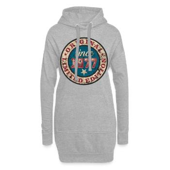 US Style since 1977 original limited edition - Hoodie-Kleid - Grau meliert - Vorne