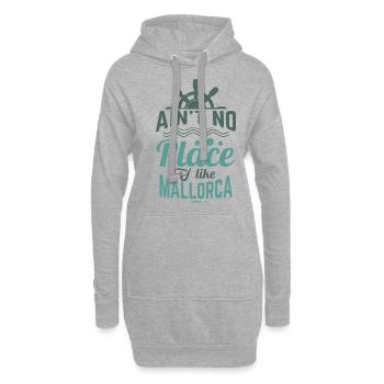 Mallorca Voilier Espagne - Sweat-shirt à capuche long Femme - gris chiné - Devant
