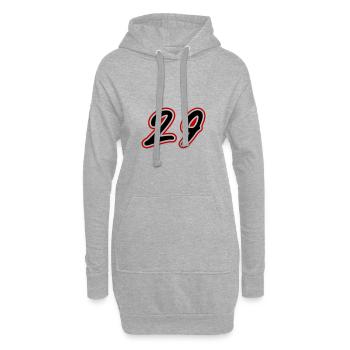 29 Zahl symbol - Hoodie-Kleid - Grau meliert - Vorne