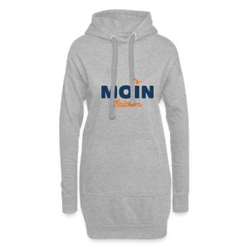 Nordsee Moin Baltrum - Hoodie-Kleid - Grau meliert - Vorne